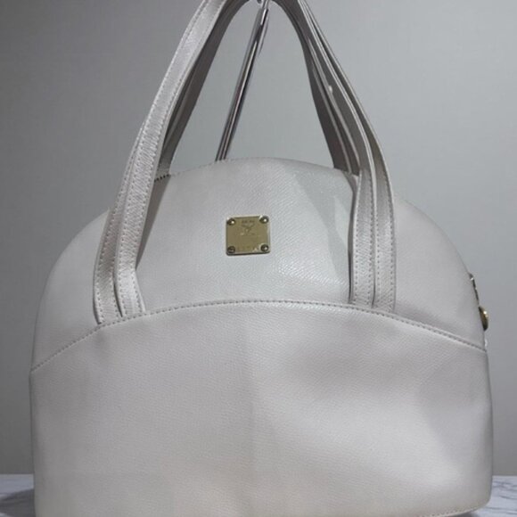 MCM Handbags - MCM Vintage Leather Top Handle Bag | Off White | Includes Dust Bag EUC